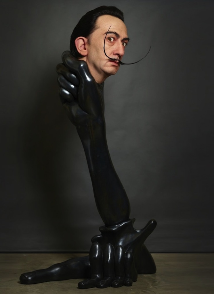 Hyper Realistic Sculptures Of Andy Warhol Dali And Abraham Lincoln By