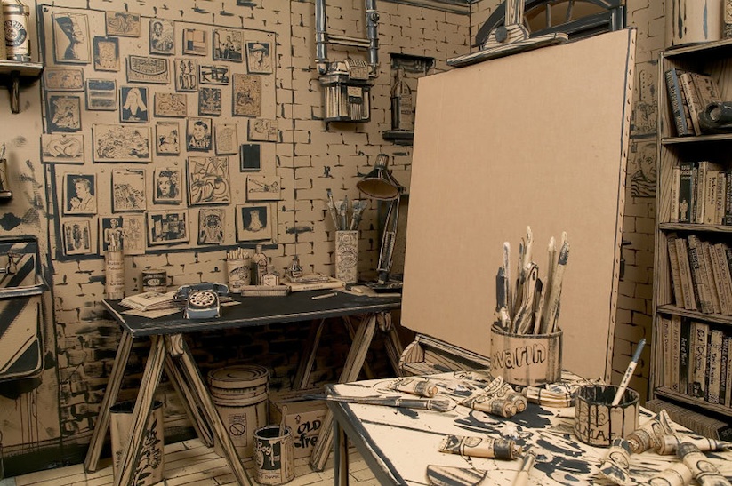 A_Full_Scale_Artist_Studio_Made_Out_Of_Cardboard_by_Tom_Burckhardt_2015_01