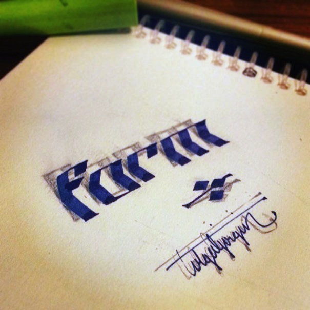 3D_Calligraphy_Letters_Seem_To_Peel_Off_The_Page_by_Tolga_Girgin_2014_05