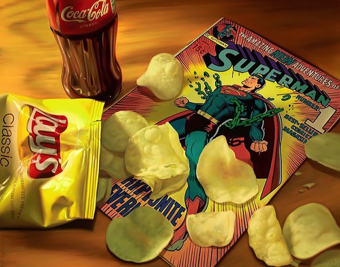 Hyper_Realistic_Paintings_Of_Old_School_Snacks_And_Comics_2014_02