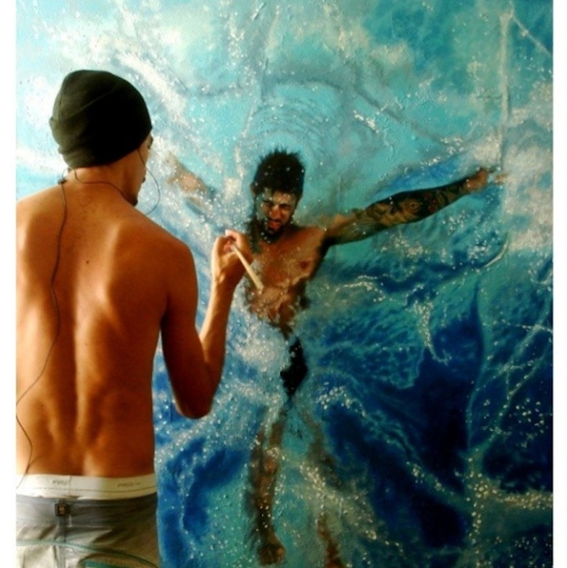 Hyperrealistic_Oil_Paintings_Of_People_Swimming_by_Gustavo_Silva_Nunez_2014_05