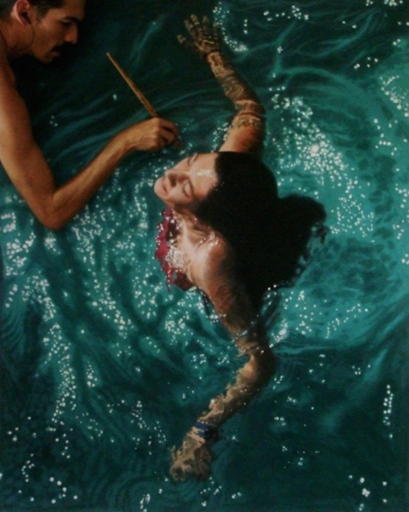 Hyperrealistic_Oil_Paintings_Of_People_Swimming_by_Gustavo_Silva_Nunez_2014_11