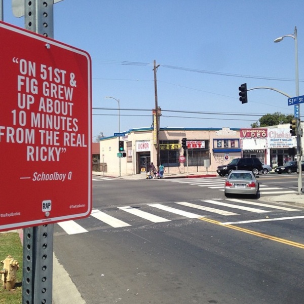 New _RAP_QUOTES_Signs_on_Original_Locations_in_Los Angeles_2014_08