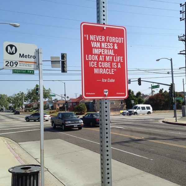 New _RAP_QUOTES_Signs_on_Original_Locations_in_Los Angeles_2014_09