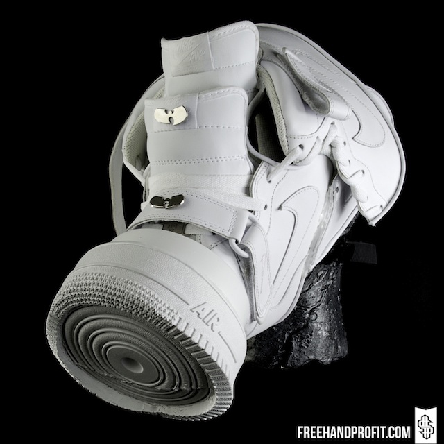 All White "Air Force 1s" Gas Mask by Freehand Profit