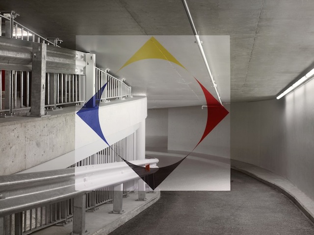 « Rosso nero blu e giallo tra i quadrati e il disco »