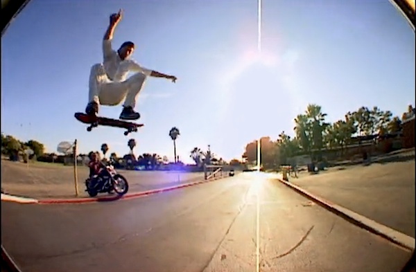 Skateboarding Heath Kirchart B Side of