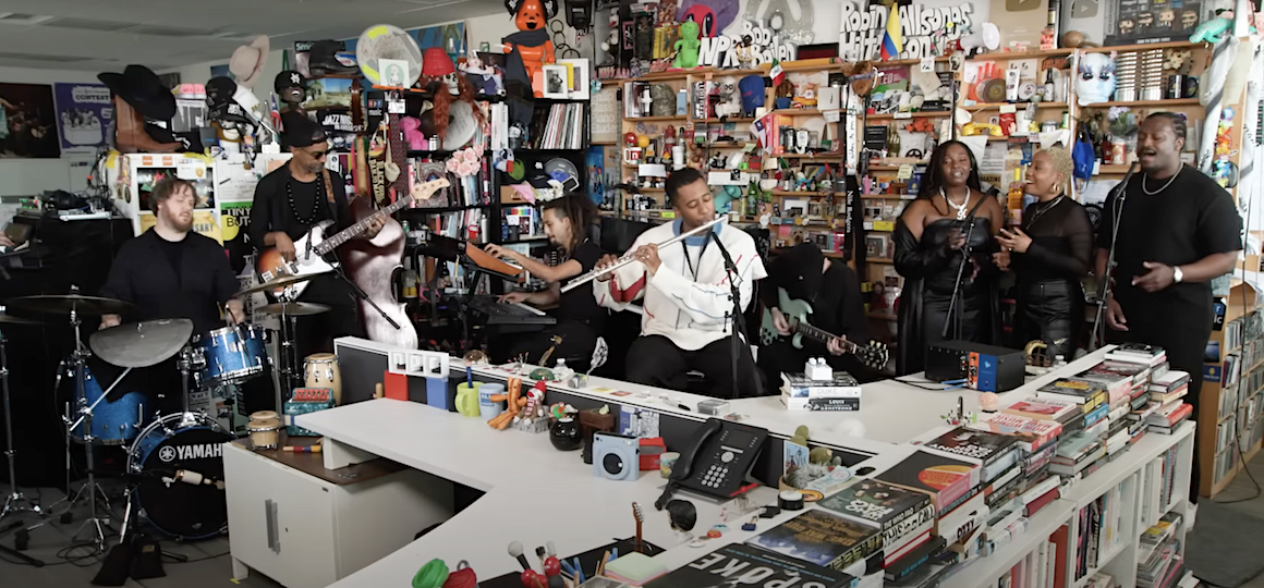 Braxton Cook live mit Band beim Tiny Desk Concert